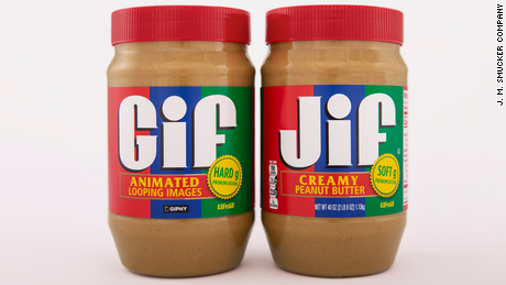 Jif legt große Kontroverse mit einem Erdnussbutterglas im GIF-Format bei