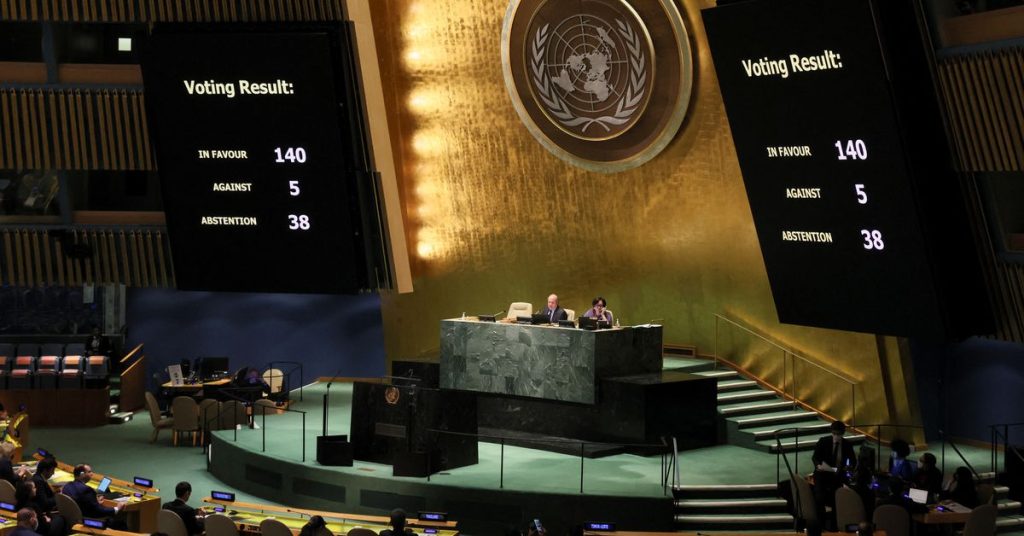 Die Generalversammlung der Vereinten Nationen isoliert Russland erneut mit überwältigender Mehrheit gegenüber der Ukraine