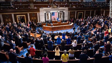 Kongress zeigt parteiübergreifende Unterstützung für die Ukraine in Rede zur Lage der Nation