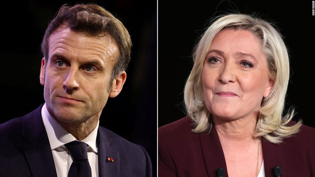 Wahlen in Frankreich: Emmanuel Macron und Marine Le Pen stehen laut Daten auf dem Weg in die Stichwahl
