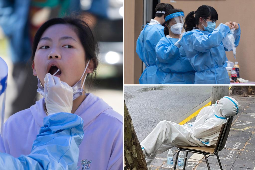 In Schanghai, China, wächst die Frustration inmitten der harten Sperrungen durch Coronaviren