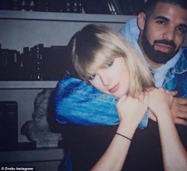 Unsichtbares Bild!  Drake überraschte die Fans am Montagabend, als er ein nie zuvor gesehenes Foto mit Taylor Swift veröffentlichte