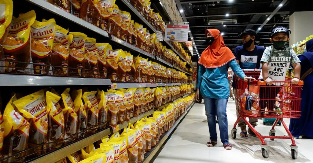 Indonesien verbietet den Export von Palmöl, da die globale Lebensmittelpreisinflation eskaliert