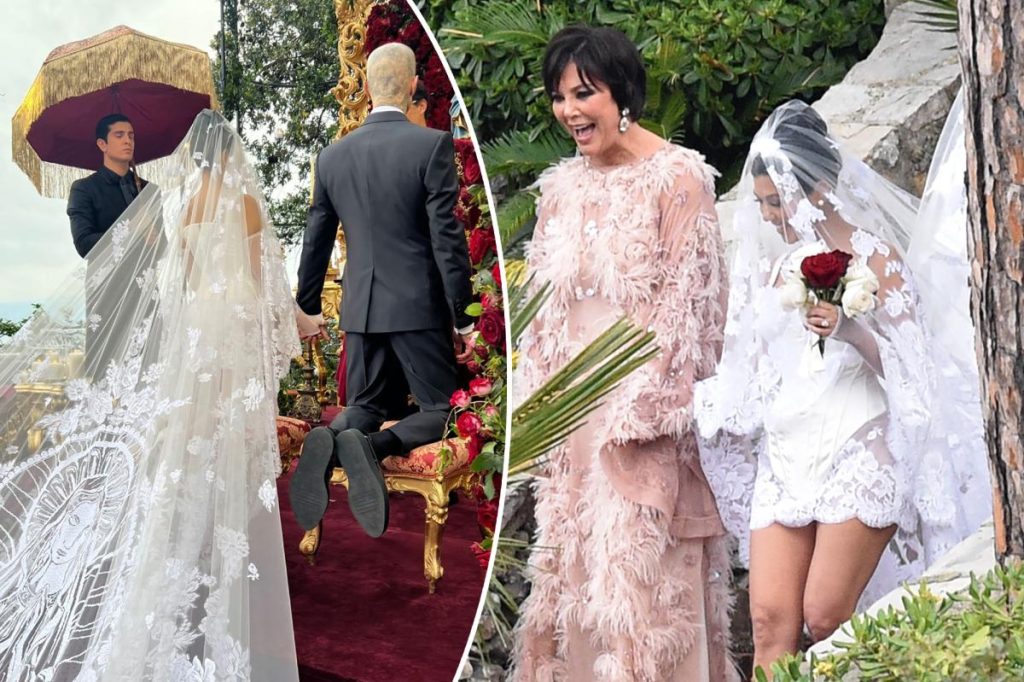 Details zum italienischen Hochzeitskleid von Kourtney Kardashian