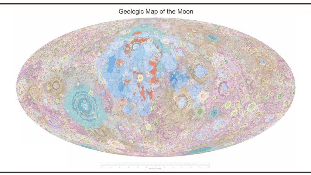 Chinas neue Mondkarte erfasst die geologischen Merkmale des Mondes in erstaunlichen Details