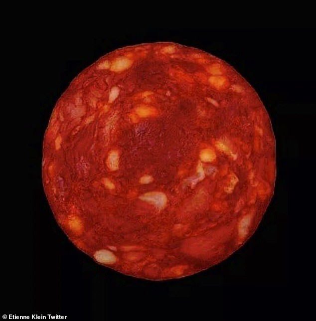 Dies ist das Bild, das Etienne Klein, berühmter Physiker, Philosoph und Forschungsdirektor der französischen Atomenergiekommission, auf Twitter gepostet hat und – scherzhaft – behauptete, es sei das neueste atemberaubende Bild des fortschrittlichen James-Webb-Weltraumteleskops des Sterns.  Proxima Centauri
