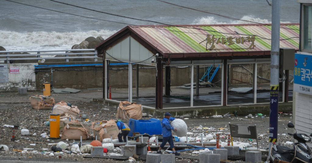 Taifun Hinnamnor-Updates: Sturm zieht auf See, nachdem Korea versunken ist
