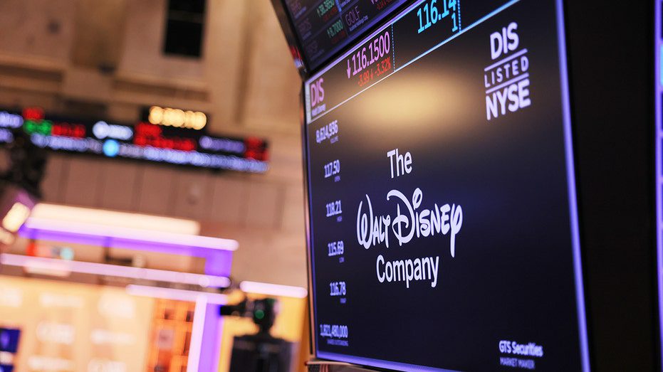 Walt Disney-Logo auf Lagerfenster