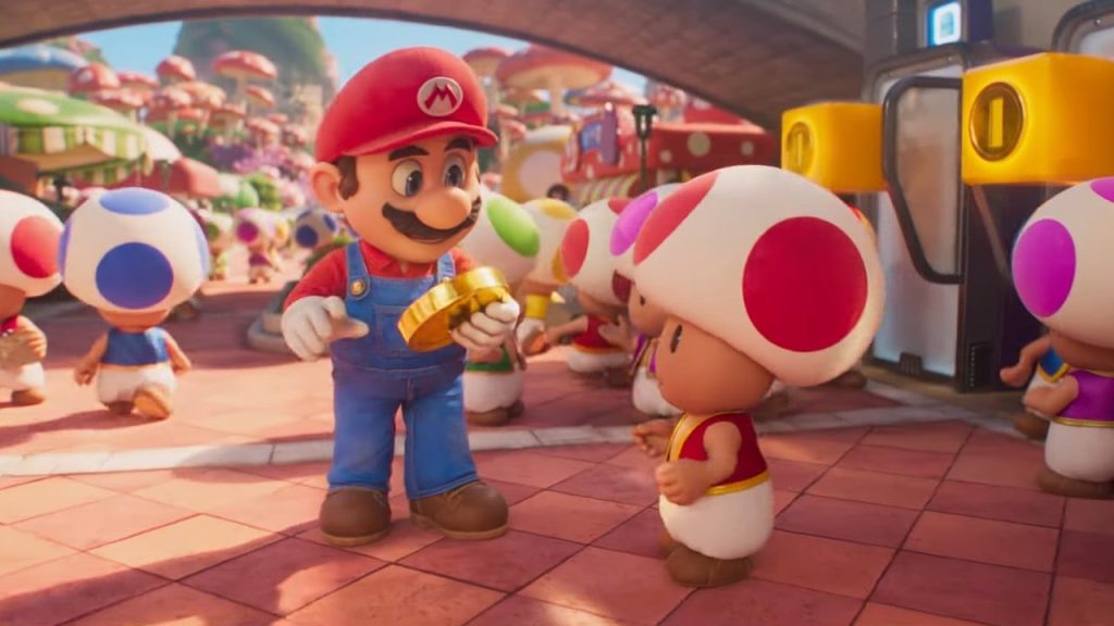 Video: Die offizielle Enthüllung des Super Mario Bros.-Films.  "Königreich der Pilze"