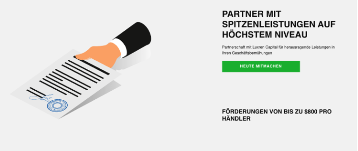 Luxren Capital-Partnerprogramm